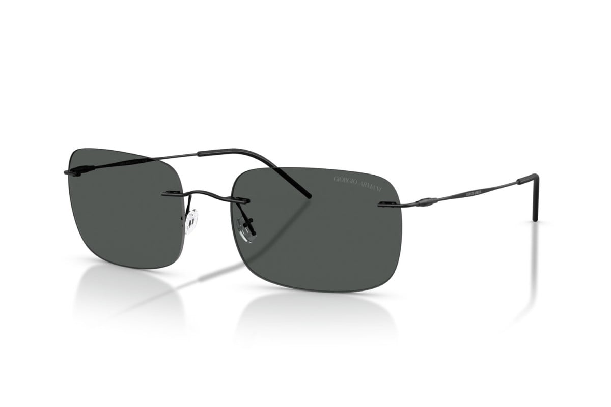 OCCHIALE DA SOLE UOMO | GIORGIO ARMANI AR 1512M - 300187 NERO OPACO - CALIBRO 58