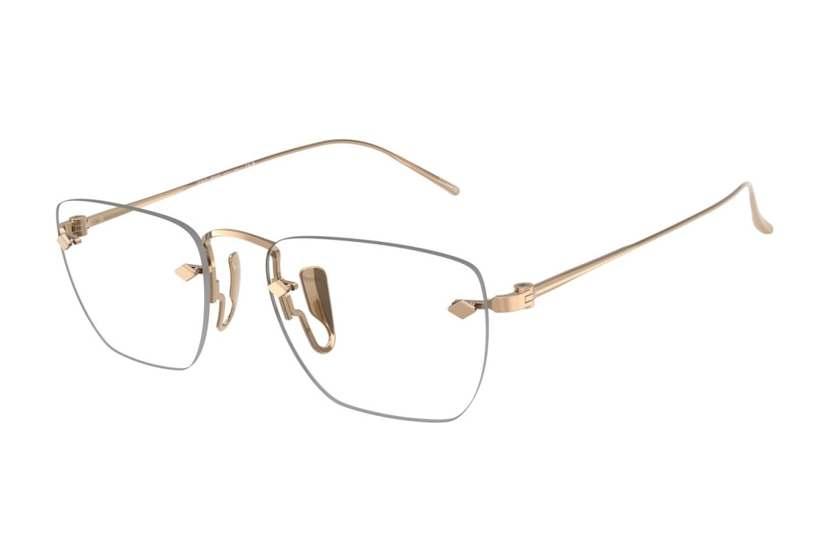 OCCHIALE DA VISTA UOMO | GIORGIO ARMANI AR 5149T - 3386 ORO ROSA - CALIBRO 52