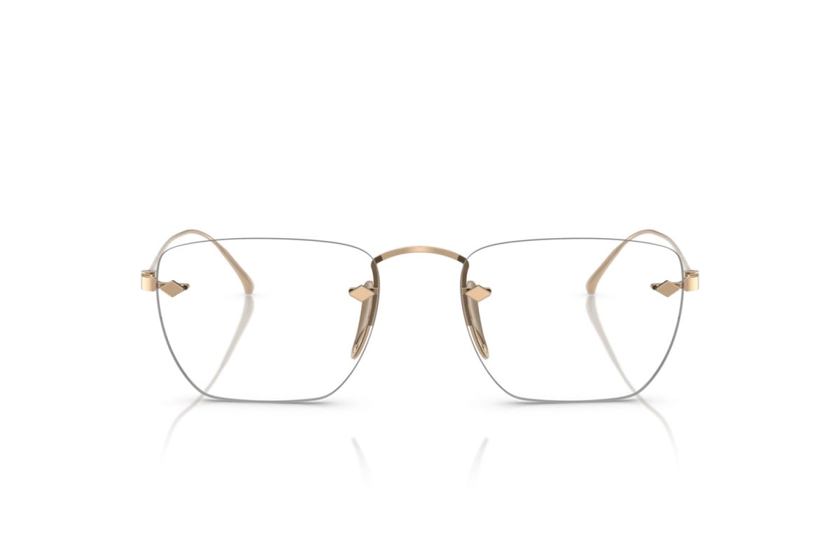 OCCHIALE DA VISTA UOMO | GIORGIO ARMANI AR 5149T - 3386 ORO ROSA - CALIBRO 52