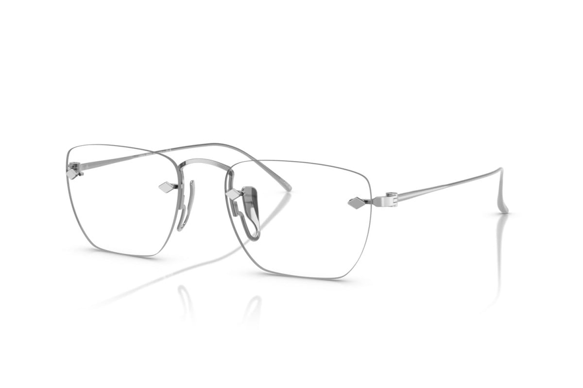 OCCHIALE DA VISTA UOMO | GIORGIO ARMANI AR 5149T - 3387 ARGENTO - CALIBRO 54