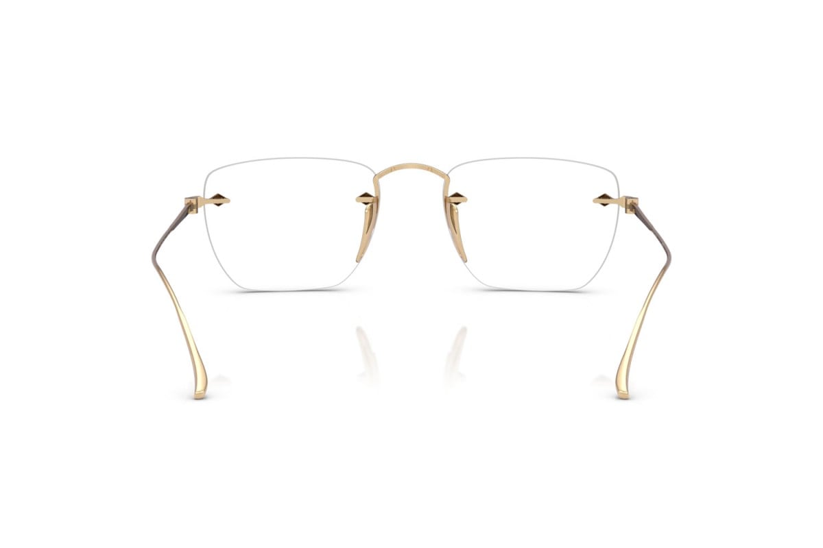 OCCHIALE DA VISTA UOMO | GIORGIO ARMANI AR 5149T - 3391 PLACCATO ORO PALLIDO - CALIBRO 52
