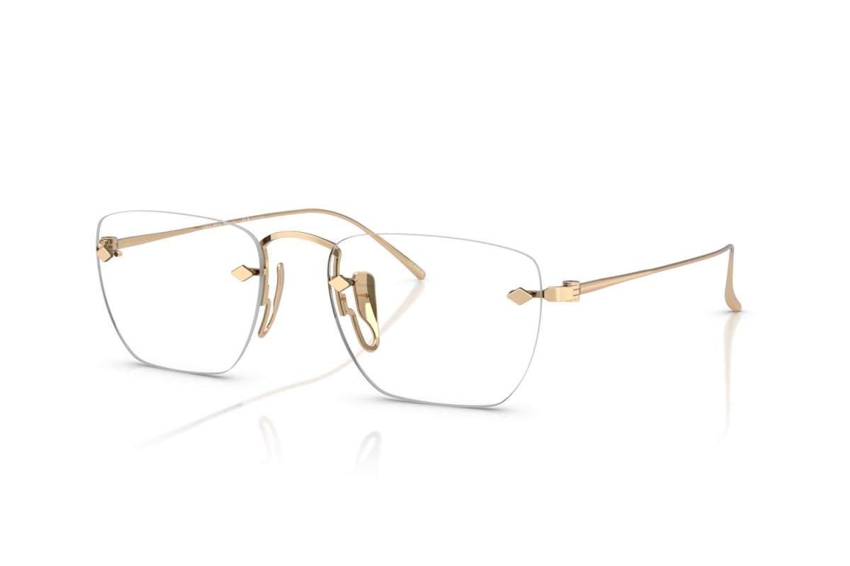 OCCHIALE DA VISTA UOMO | GIORGIO ARMANI AR 5149T - 3391 PLACCATO ORO PALLIDO - CALIBRO 52