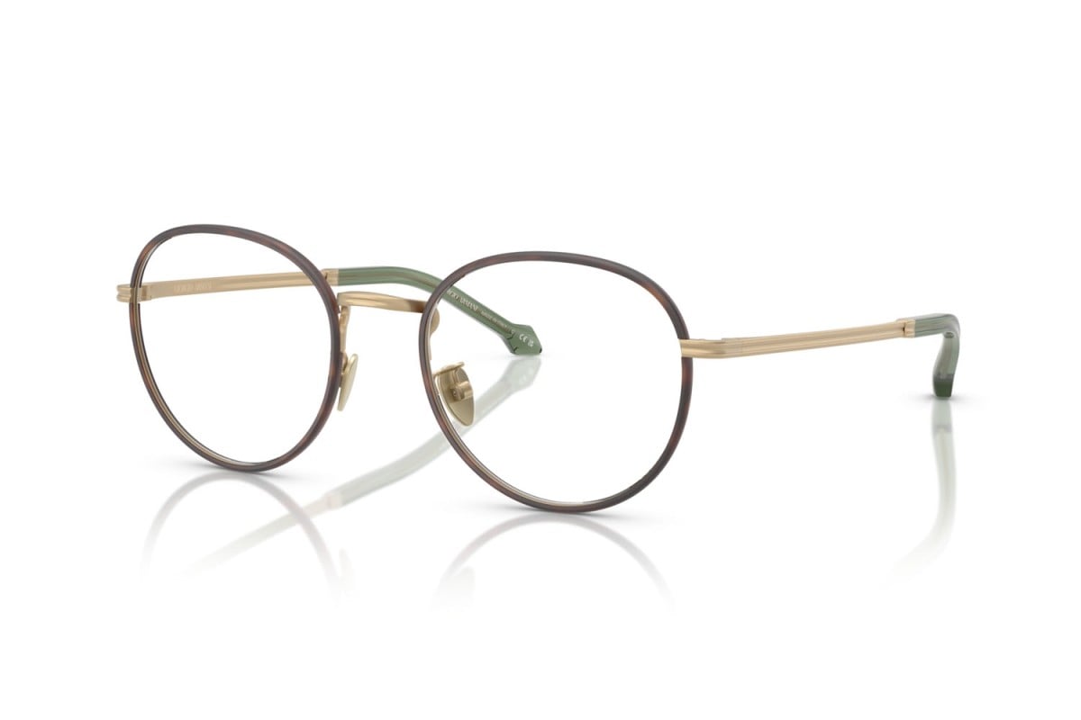 OCCHIALE DA VISTA UOMO | GIORGIO ARMANI AR 5151J - 3002 ORO PALLIDO OPACO - CALIBRO 50