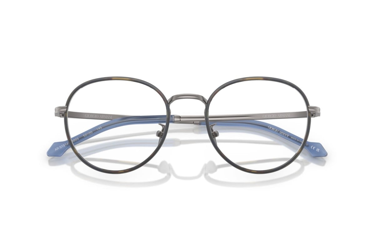 OCCHIALE DA VISTA UOMO | GIORGIO ARMANI AR 5151J - 3003 CANNA DI FUCILE OPACA - CALIBRO 50