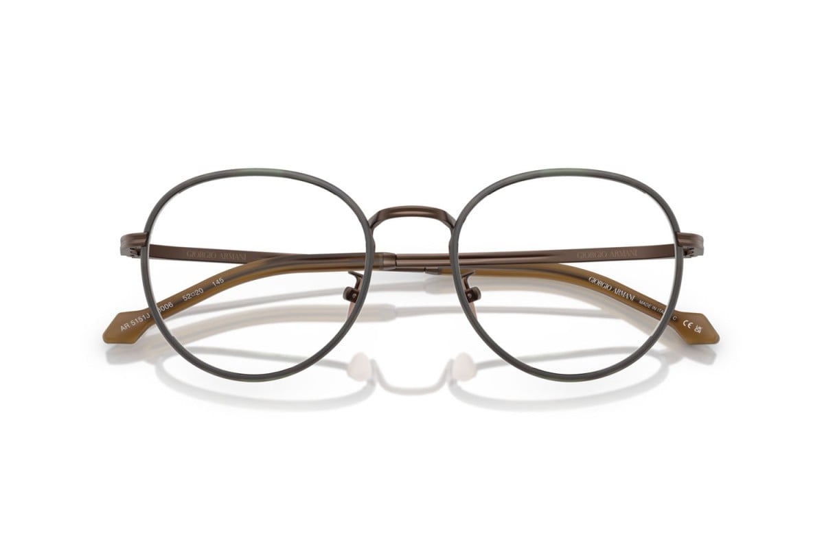 OCCHIALE DA VISTA UOMO | GIORGIO ARMANI AR 5151J - 3006 BRONZO OPACO - CALIBRO 52
