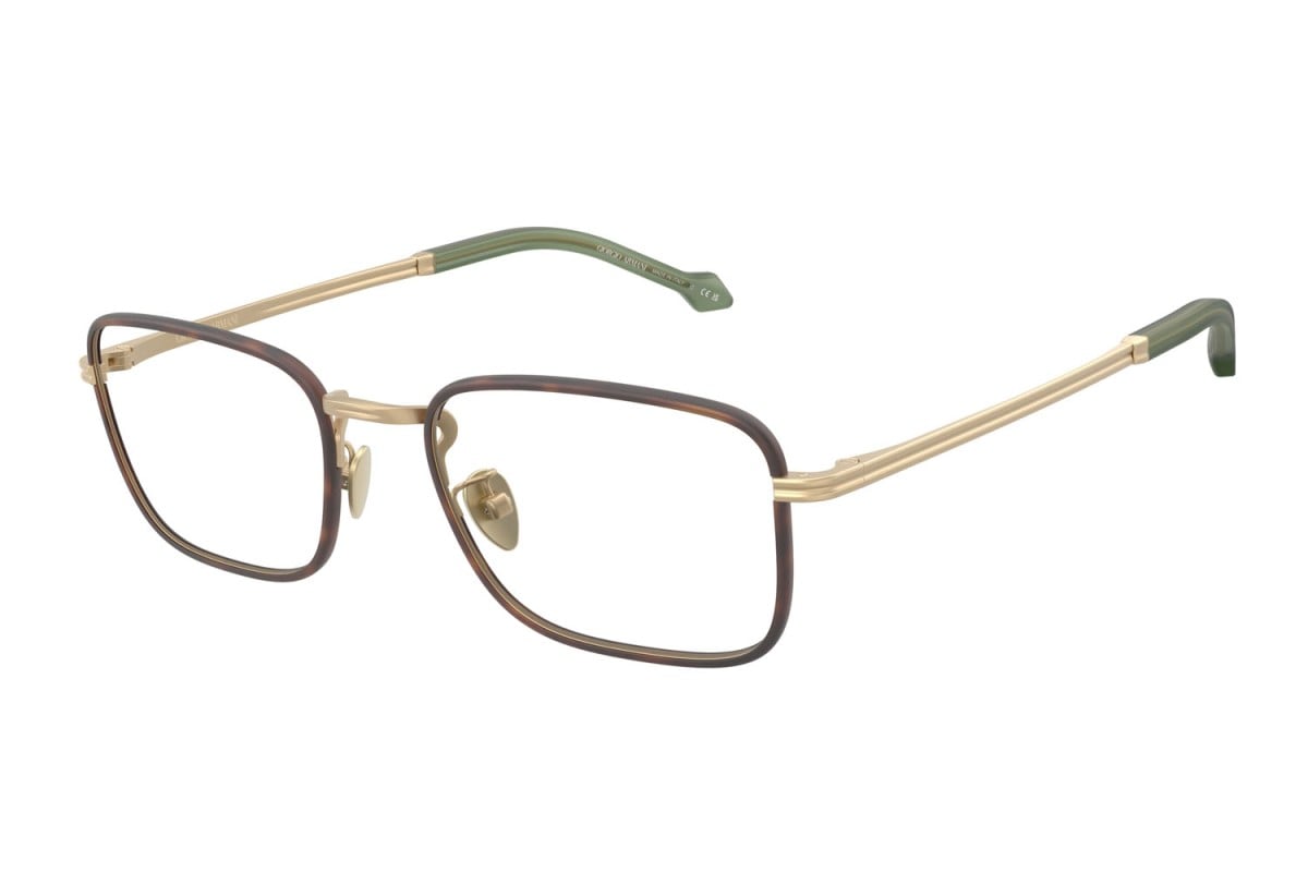 OCCHIALE DA VISTA UOMO | GIORGIO ARMANI AR 5152J - 3002 ORO PALLIDO OPACO - CALIBRO 52