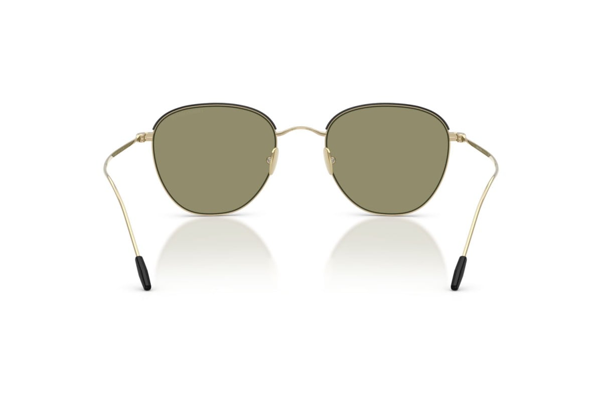 OCCHIALE DA SOLE UOMO | GIORGIO ARMANI AR 6048 - 30132A ORO PALLIDO/NERO OPACO - CALIBRO 51
