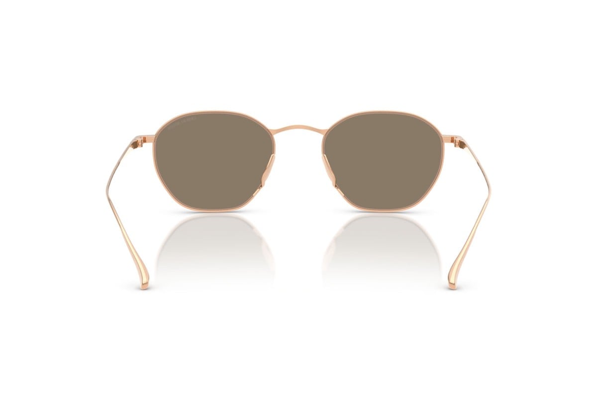 OCCHIALE DA SOLE UOMO | GIORGIO ARMANI AR 6160T - 301103 PLACCATO ORO ROSA - CALIBRO 51