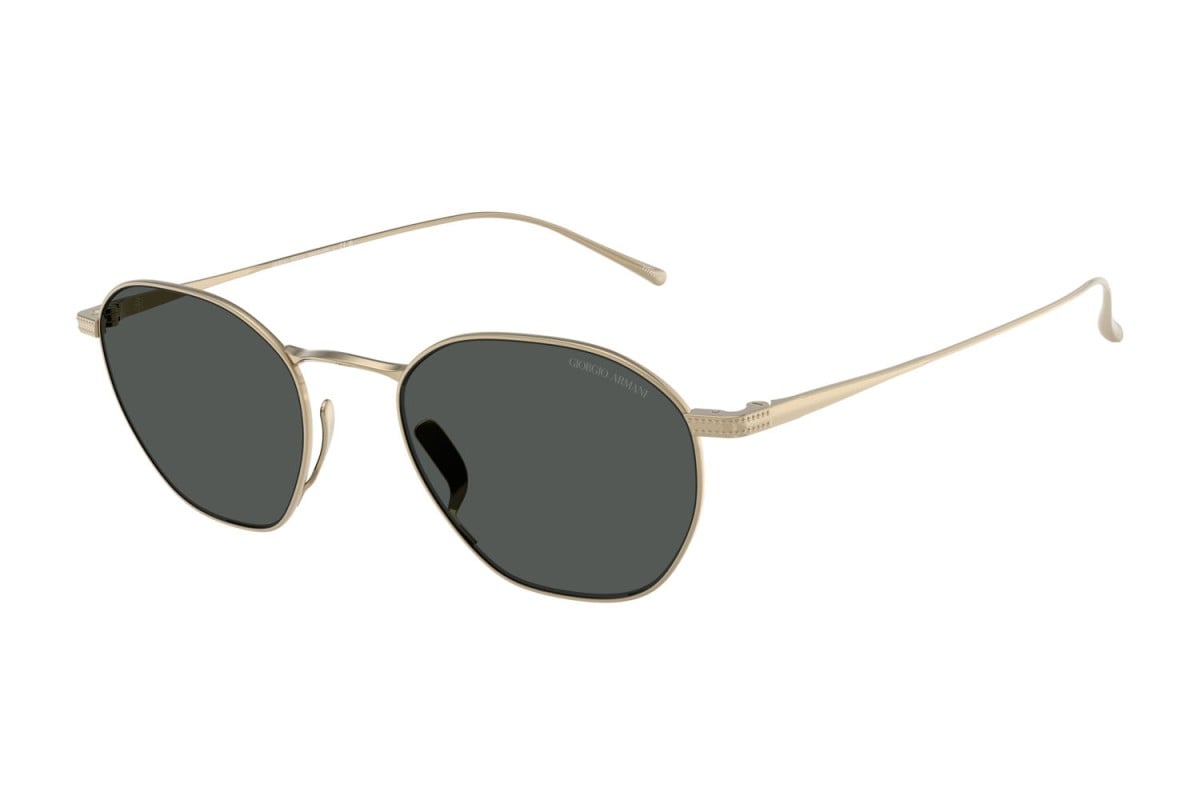 OCCHIALE DA SOLE UOMO | GIORGIO ARMANI AR 6160T - 338487 ORO PALLIDO - CALIBRO 51