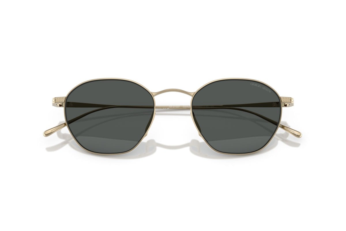 OCCHIALE DA SOLE UOMO | GIORGIO ARMANI AR 6160T - 338487 ORO PALLIDO - CALIBRO 51