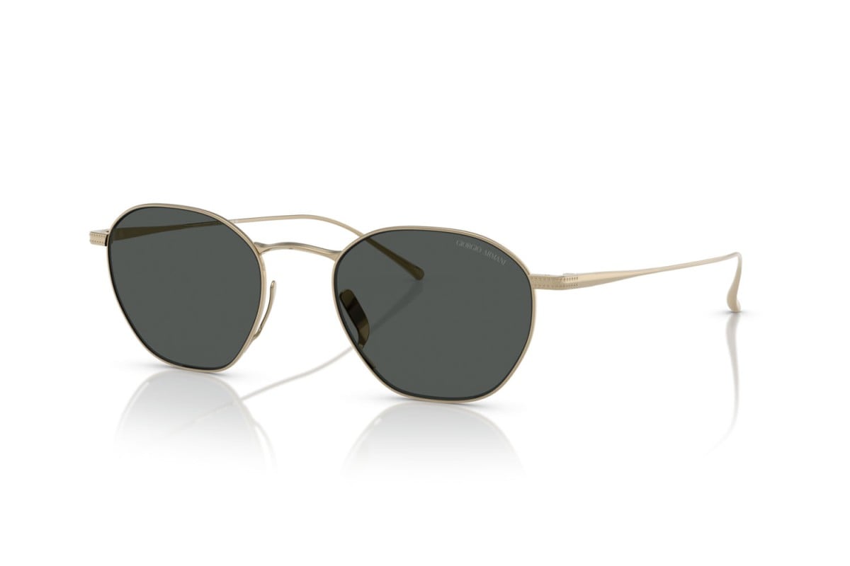 OCCHIALE DA SOLE UOMO | GIORGIO ARMANI AR 6160T - 338487 ORO PALLIDO - CALIBRO 51