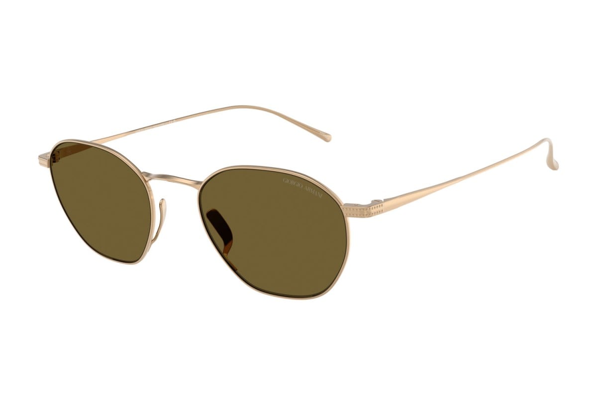 OCCHIALE DA SOLE UOMO | GIORGIO ARMANI AR 6160T - 338673 ORO ROSA - CALIBRO 51