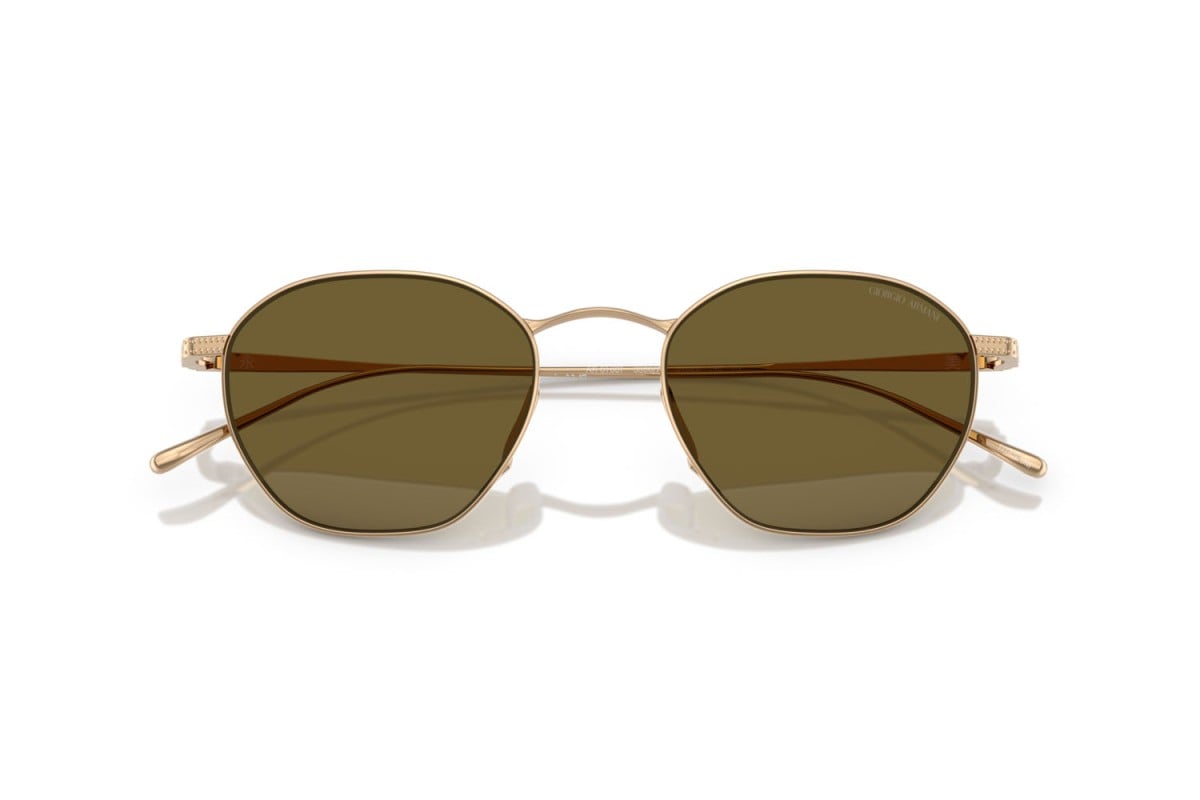 OCCHIALE DA SOLE UOMO | GIORGIO ARMANI AR 6160T - 338673 ORO ROSA - CALIBRO 51