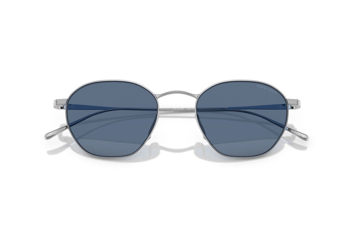 OCCHIALE DA SOLE UOMO | GIORGIO ARMANI AR 6160T - 338780 ARGENTO - CALIBRO 51