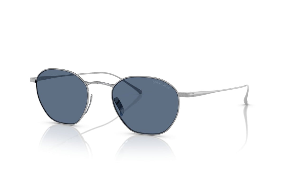 OCCHIALE DA SOLE UOMO | GIORGIO ARMANI AR 6160T - 338780 ARGENTO - CALIBRO 51