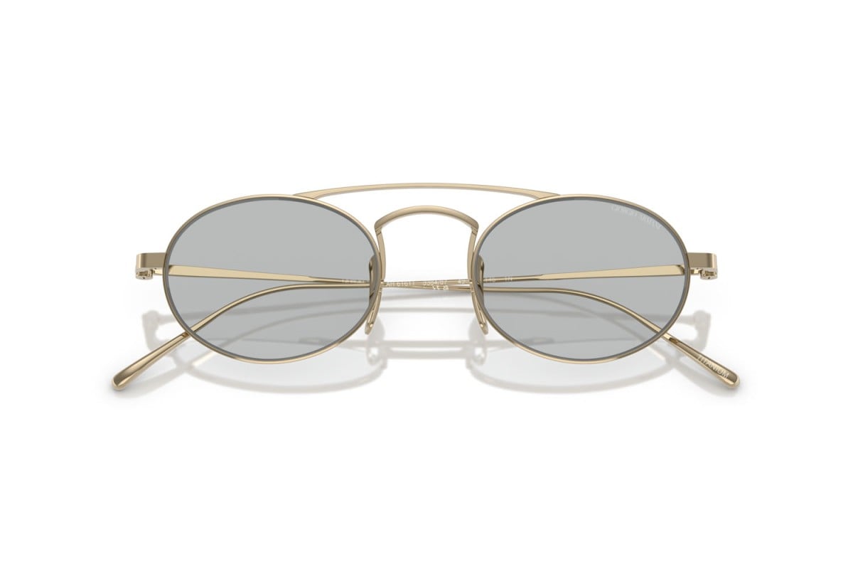 OCCHIALE DA SOLE UOMO | GIORGIO ARMANI AR 6161T - 338487 ORO PALLIDO - CALIBRO 49