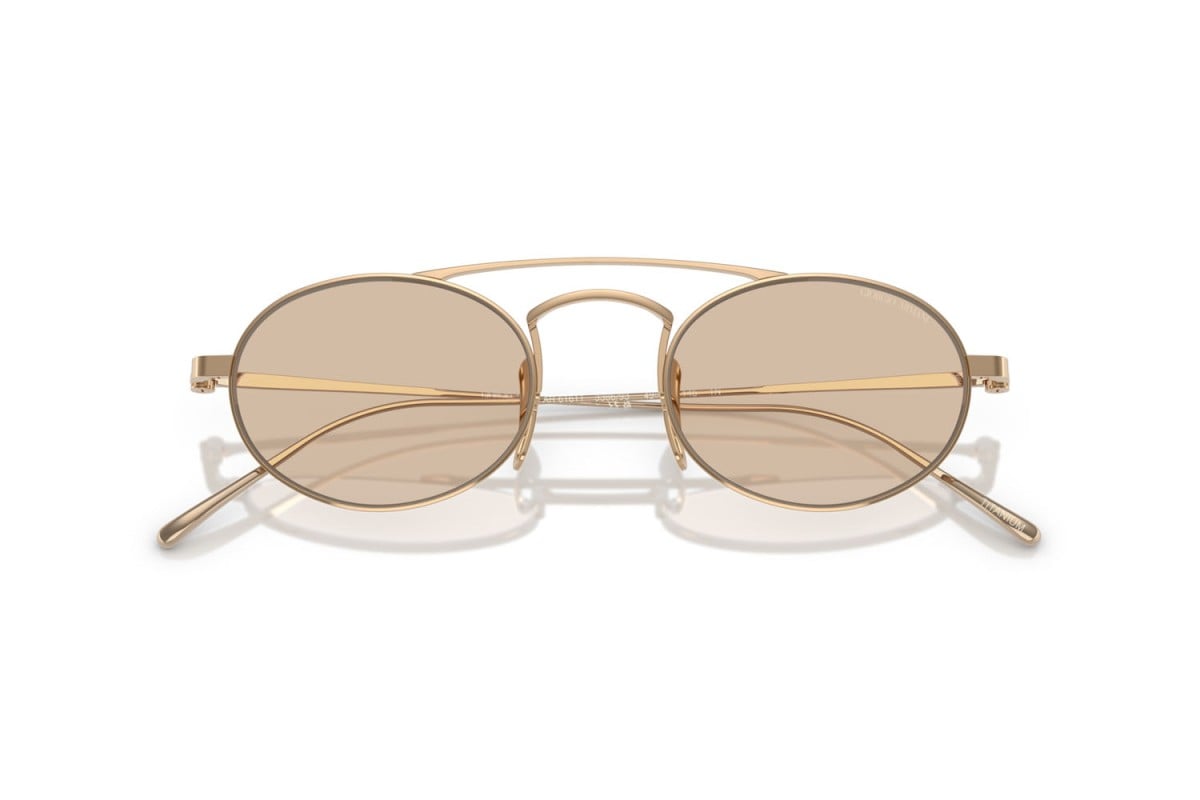 OCCHIALE DA SOLE UOMO | GIORGIO ARMANI AR 6161T - 338693 ORO ROSA - CALIBRO 49