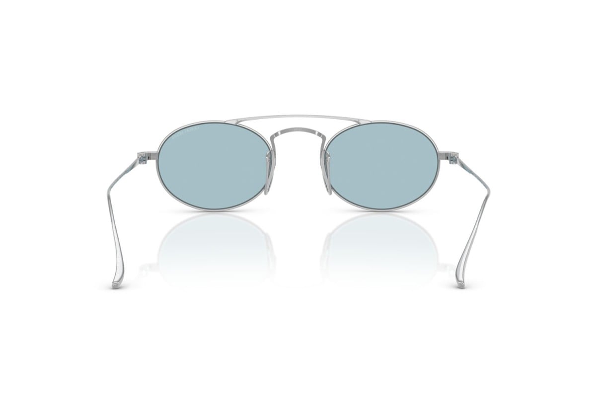 OCCHIALE DA SOLE UOMO | GIORGIO ARMANI AR 6161T - 3387/1 ARGENTO - CALIBRO 49