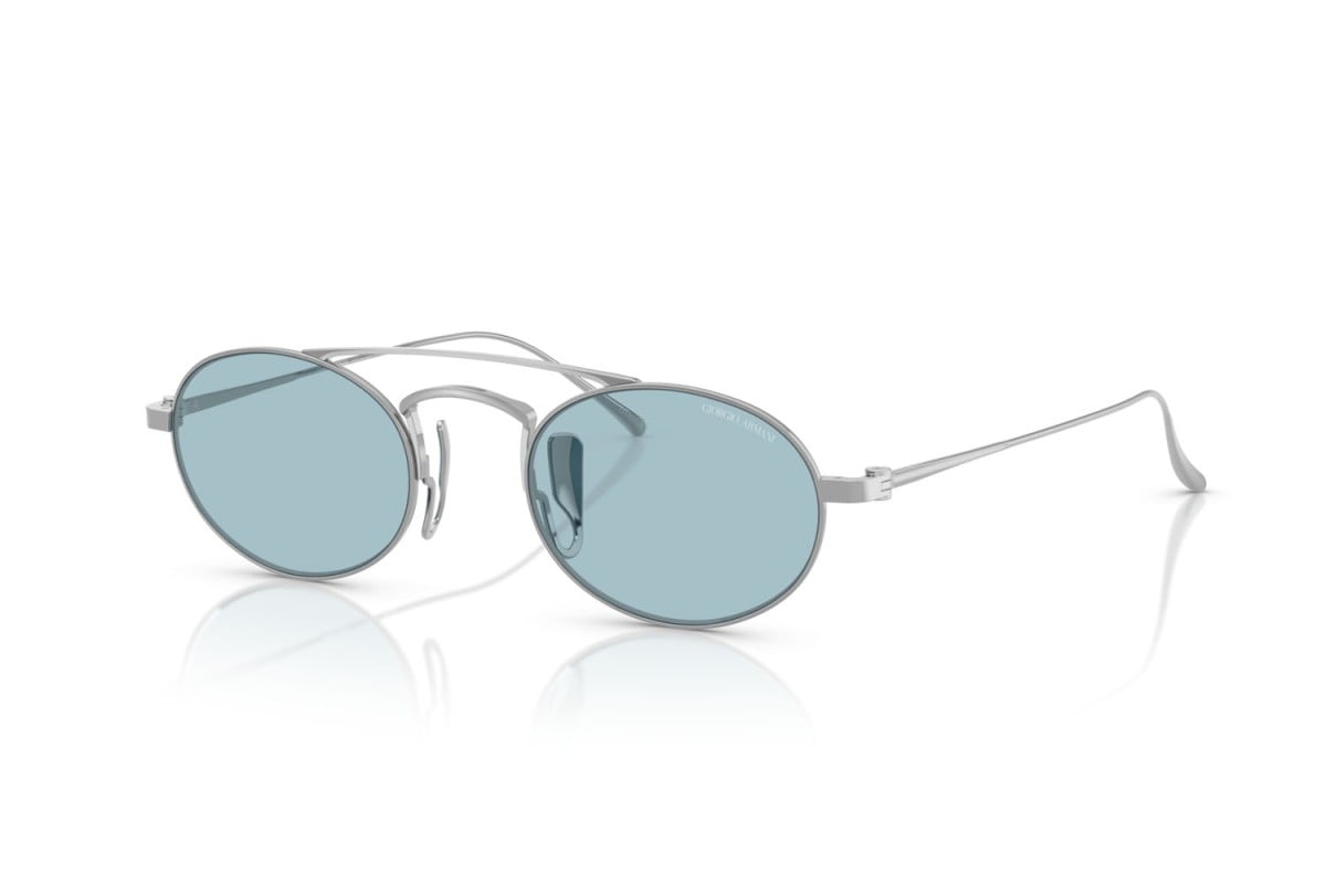 OCCHIALE DA SOLE UOMO | GIORGIO ARMANI AR 6161T - 3387/1 ARGENTO - CALIBRO 49