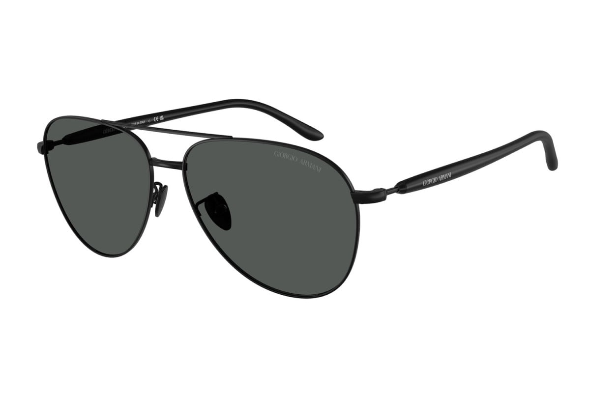 OCCHIALE DA SOLE UOMO | GIORGIO ARMANI AR 6162 - 300187 NERO OPACO - CALIBRO 58