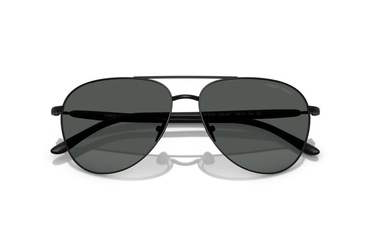 OCCHIALE DA SOLE UOMO | GIORGIO ARMANI AR 6162 - 300187 NERO OPACO - CALIBRO 58