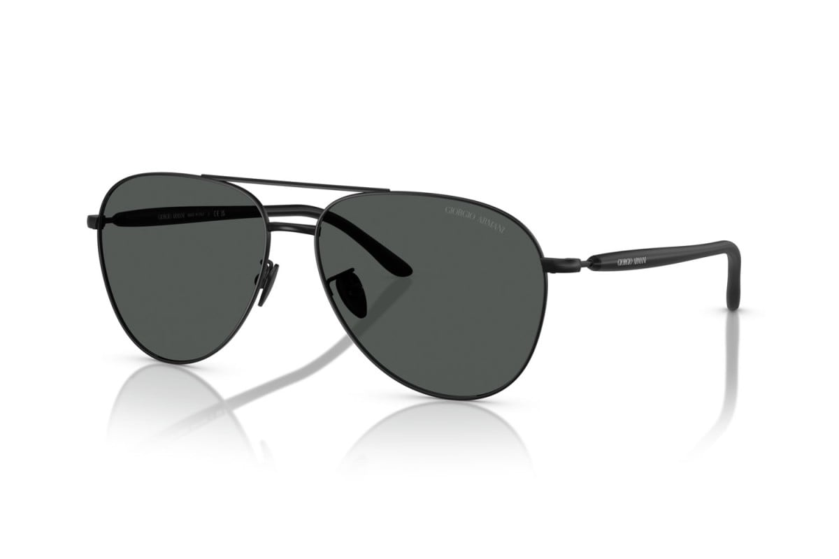OCCHIALE DA SOLE UOMO | GIORGIO ARMANI AR 6162 - 300187 NERO OPACO - CALIBRO 58