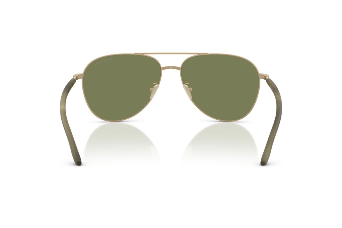 OCCHIALE DA SOLE UOMO | GIORGIO ARMANI AR 6162 - 30022A ORO PALLIDO OPACO - CALIBRO 58