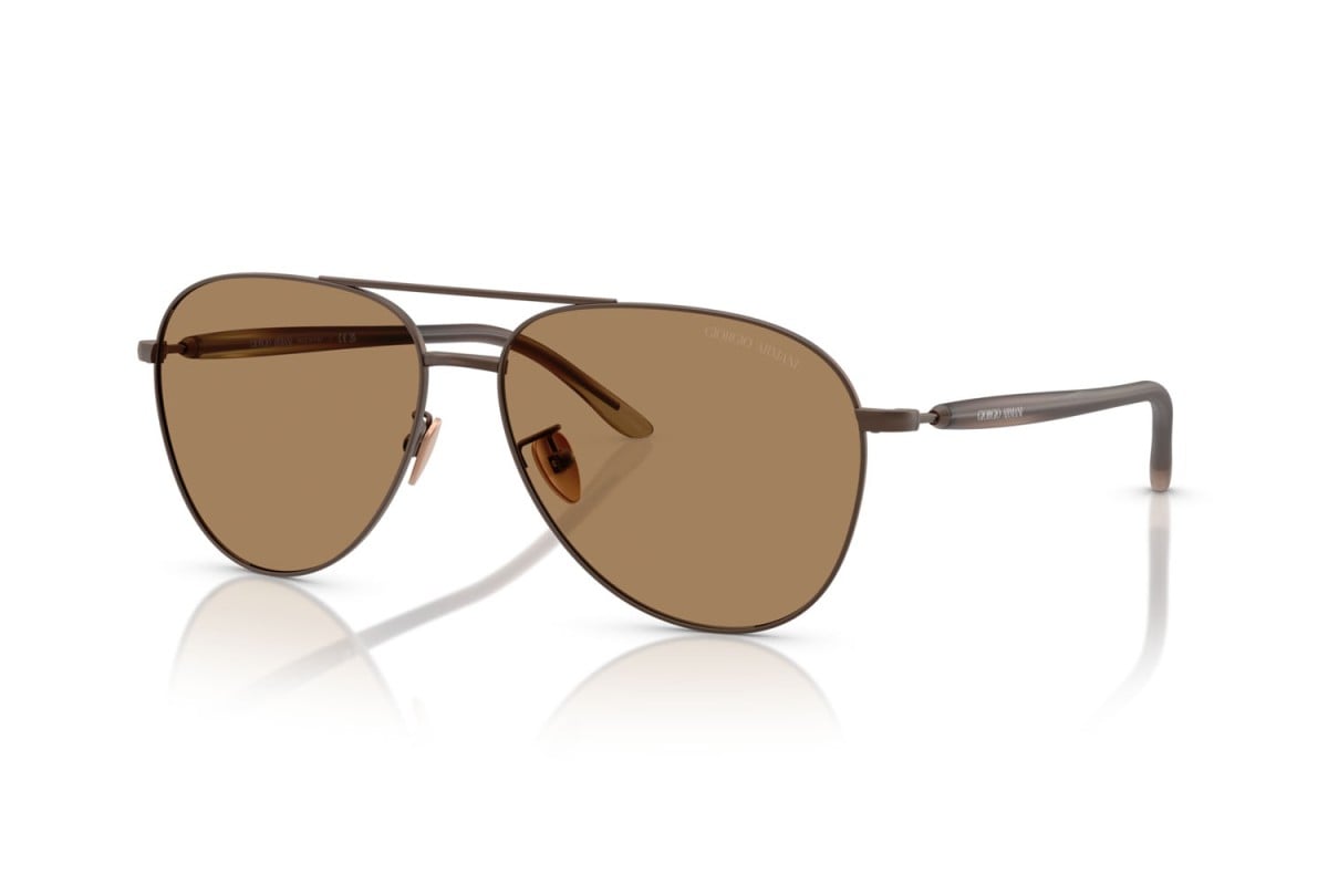 OCCHIALE DA SOLE UOMO | GIORGIO ARMANI AR 6162 - 3006M4 MARRONE OPACO - CALIBRO 58
