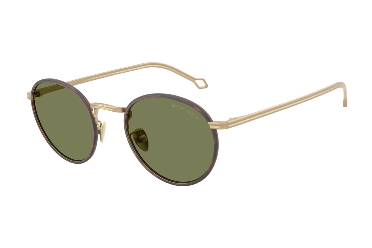 OCCHIALE DA SOLE UOMO | GIORGIO ARMANI AR 6163J - 30022A ORO PALLIDO OPACO - CALIBRO 49
