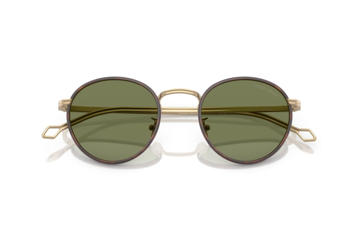 OCCHIALE DA SOLE UOMO | GIORGIO ARMANI AR 6163J - 30022A ORO PALLIDO OPACO - CALIBRO 49