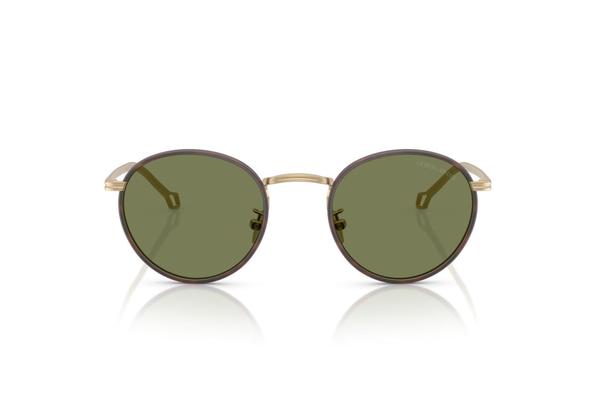 OCCHIALE DA SOLE UOMO | GIORGIO ARMANI AR 6163J - 30022A ORO PALLIDO OPACO - CALIBRO 49