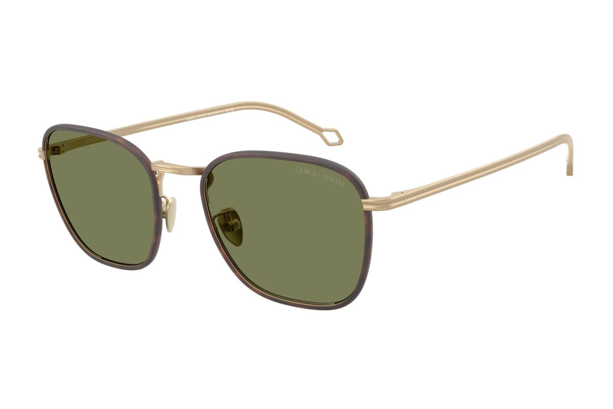 OCCHIALE DA SOLE UOMO | GIORGIO ARMANI AR 6164J - 30022A ORO PALLIDO OPACO - CALIBRO 54