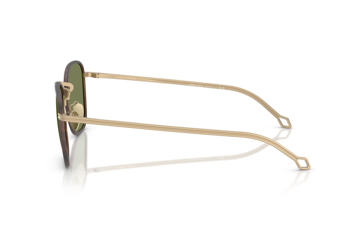 OCCHIALE DA SOLE UOMO | GIORGIO ARMANI AR 6164J - 30022A ORO PALLIDO OPACO - CALIBRO 54