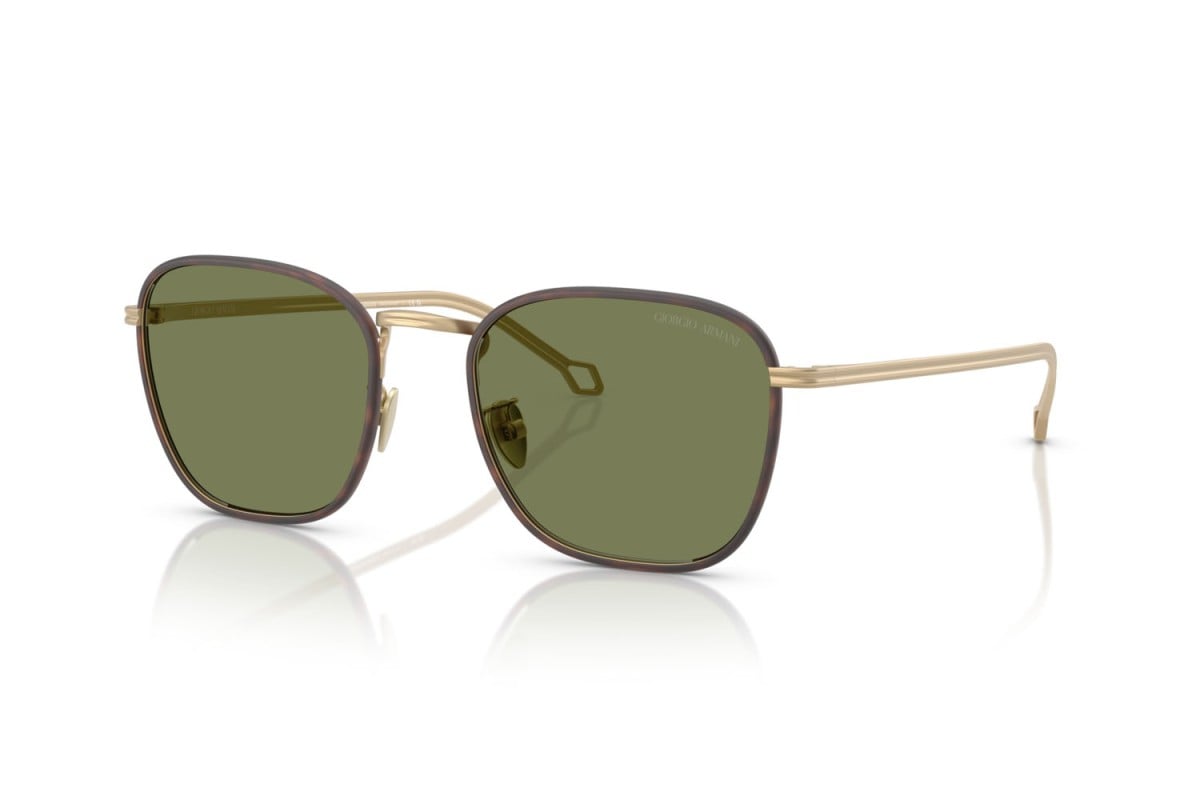 OCCHIALE DA SOLE UOMO | GIORGIO ARMANI AR 6164J - 30022A ORO PALLIDO OPACO - CALIBRO 54