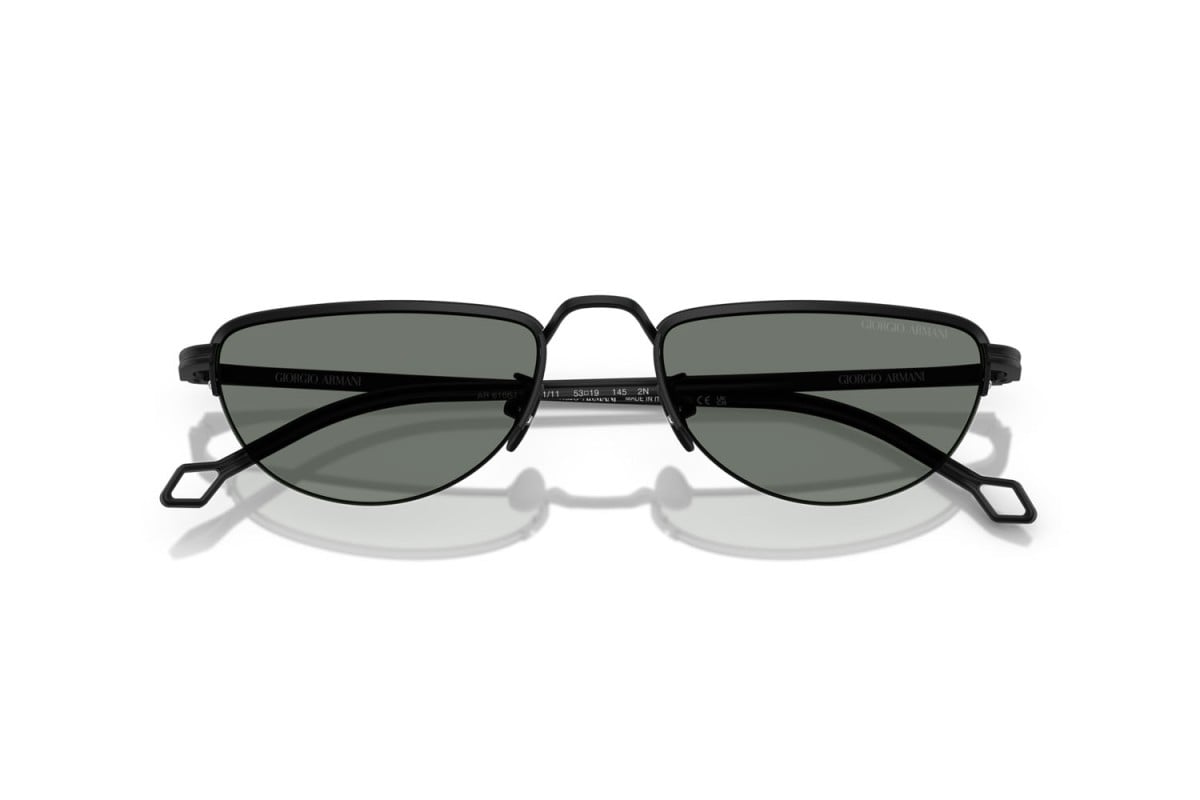 OCCHIALE DA SOLE UOMO | GIORGIO ARMANI AR 6166J - 300111 NERO OPACO - CALIBRO 53