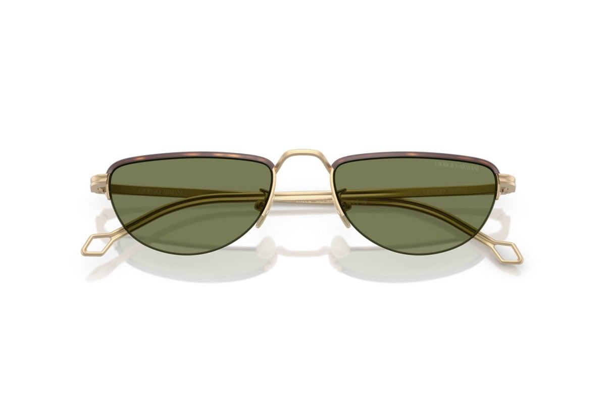 OCCHIALE DA SOLE UOMO | GIORGIO ARMANI AR 6166J - 30022A ORO PALLIDO OPACO - CALIBRO 53