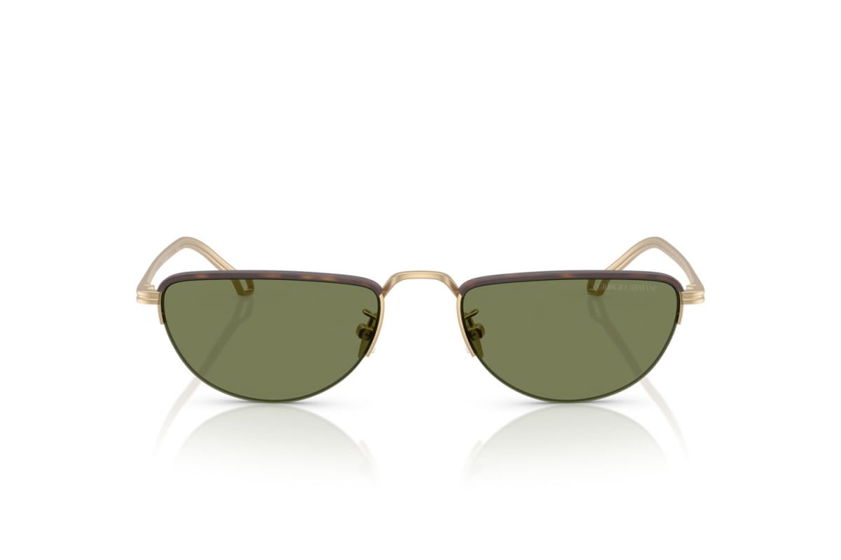 OCCHIALE DA SOLE UOMO | GIORGIO ARMANI AR 6166J - 30022A ORO PALLIDO OPACO - CALIBRO 53