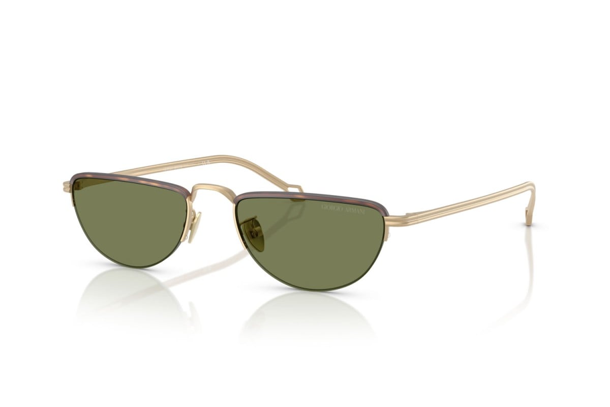 OCCHIALE DA SOLE UOMO | GIORGIO ARMANI AR 6166J - 30022A ORO PALLIDO OPACO - CALIBRO 53
