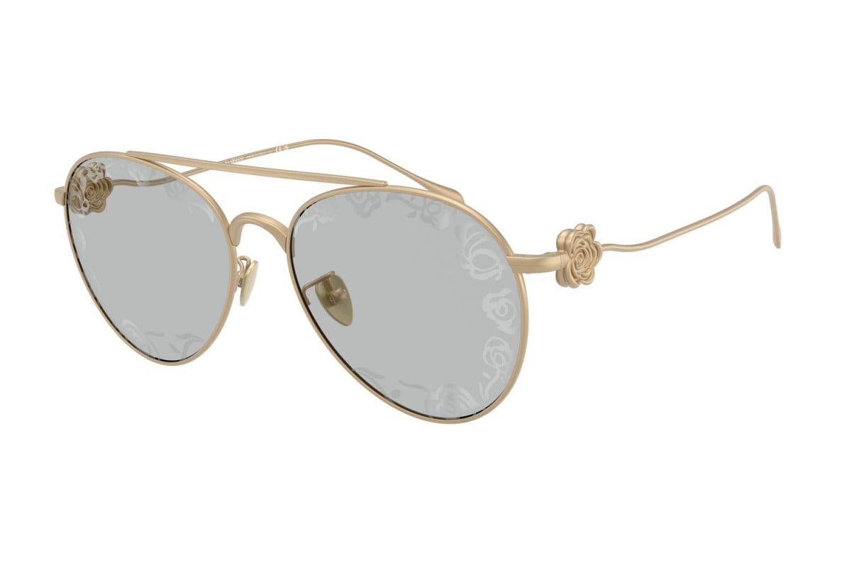 OCCHIALE DA SOLE DONNA | GIORGIO ARMANI AR 6167 - 3002AL ORO PALLIDO OPACO - CALIBRO 57