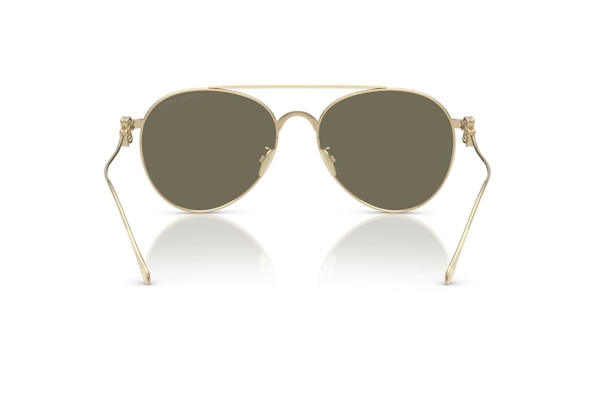 OCCHIALE DA SOLE DONNA | GIORGIO ARMANI AR 6167 - 30130W PLACCATO ORO - CALIBRO 57