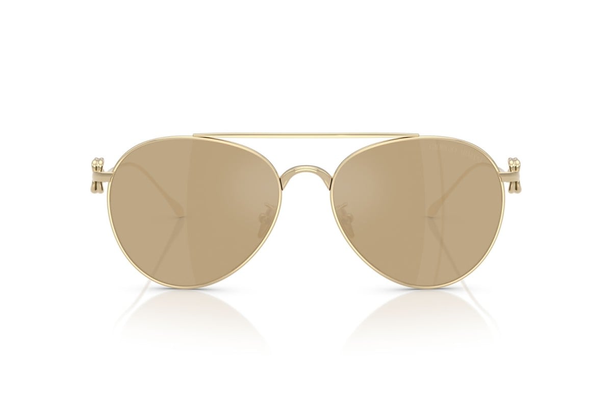 OCCHIALE DA SOLE DONNA | GIORGIO ARMANI AR 6167 - 30130W PLACCATO ORO - CALIBRO 57