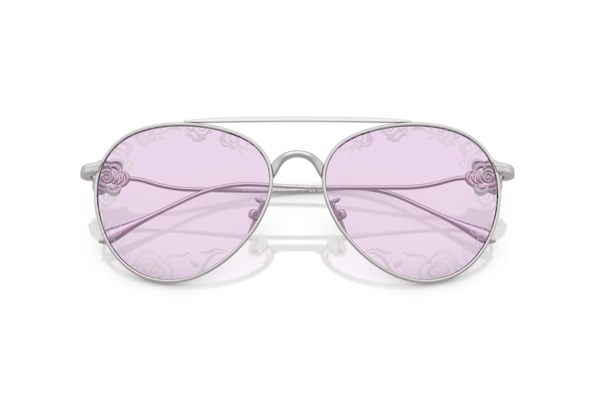 OCCHIALE DA SOLE DONNA | GIORGIO ARMANI AR 6167 - 3045Z9 ARGENTO OPACO - CALIBRO 57