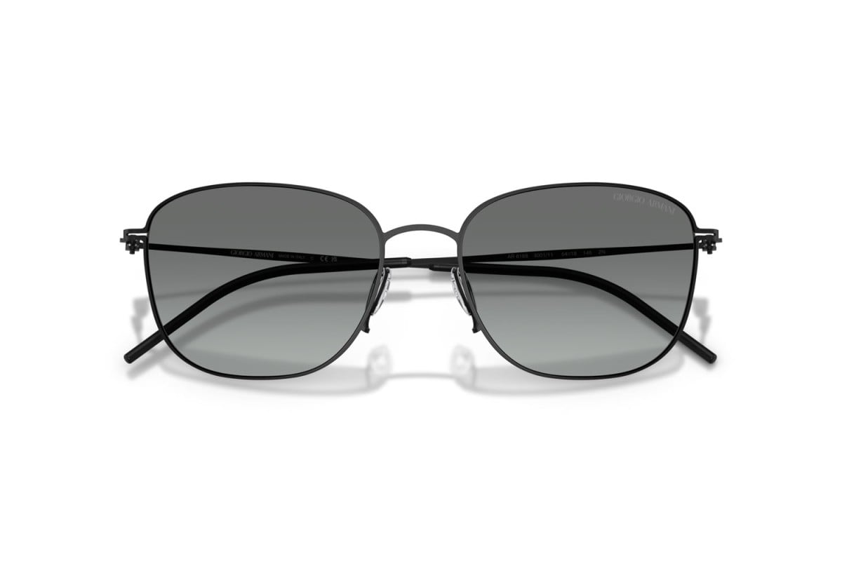 OCCHIALE DA SOLE UOMO | GIORGIO ARMANI AR 6168 - 300111 NERO OPACO - CALIBRO 54