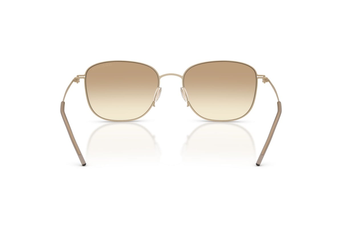 OCCHIALE DA SOLE UOMO | GIORGIO ARMANI AR 6168 - 300213 ORO PALLIDO OPACO - CALIBRO 54