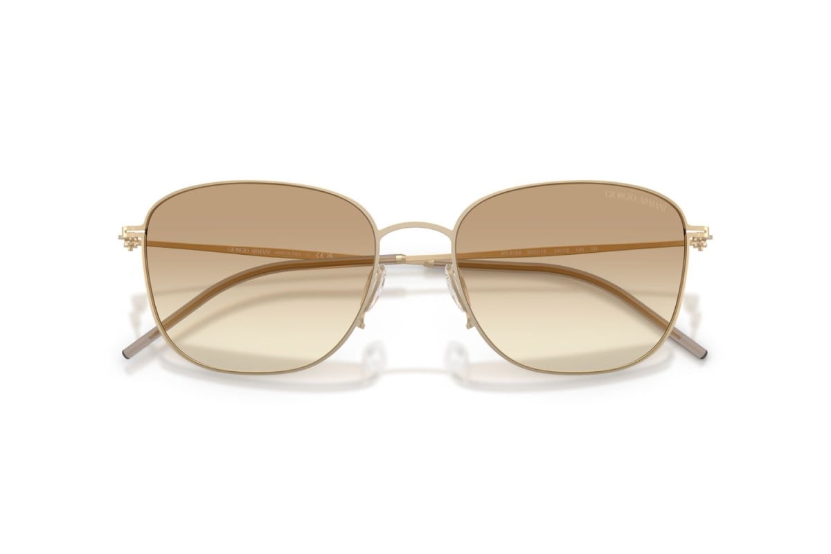 OCCHIALE DA SOLE UOMO | GIORGIO ARMANI AR 6168 - 300213 ORO PALLIDO OPACO - CALIBRO 54