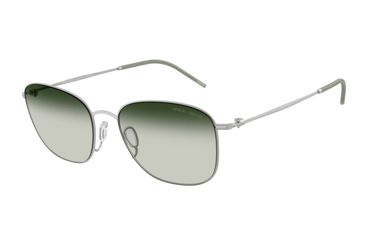 OCCHIALE DA SOLE UOMO | GIORGIO ARMANI AR 6168 - 30457Z ARGENTO OPACO - CALIBRO 54