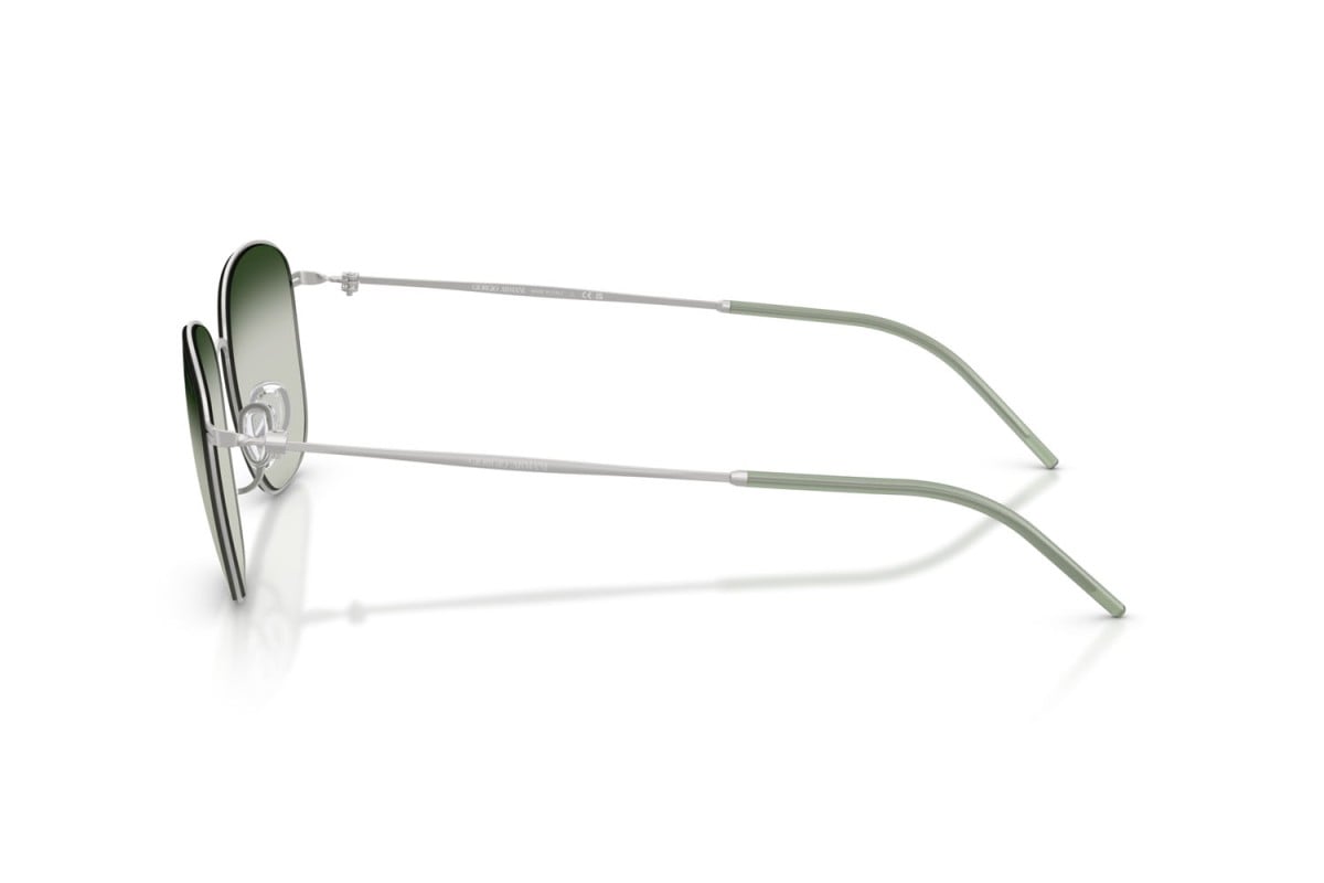 OCCHIALE DA SOLE UOMO | GIORGIO ARMANI AR 6168 - 30457Z ARGENTO OPACO - CALIBRO 54