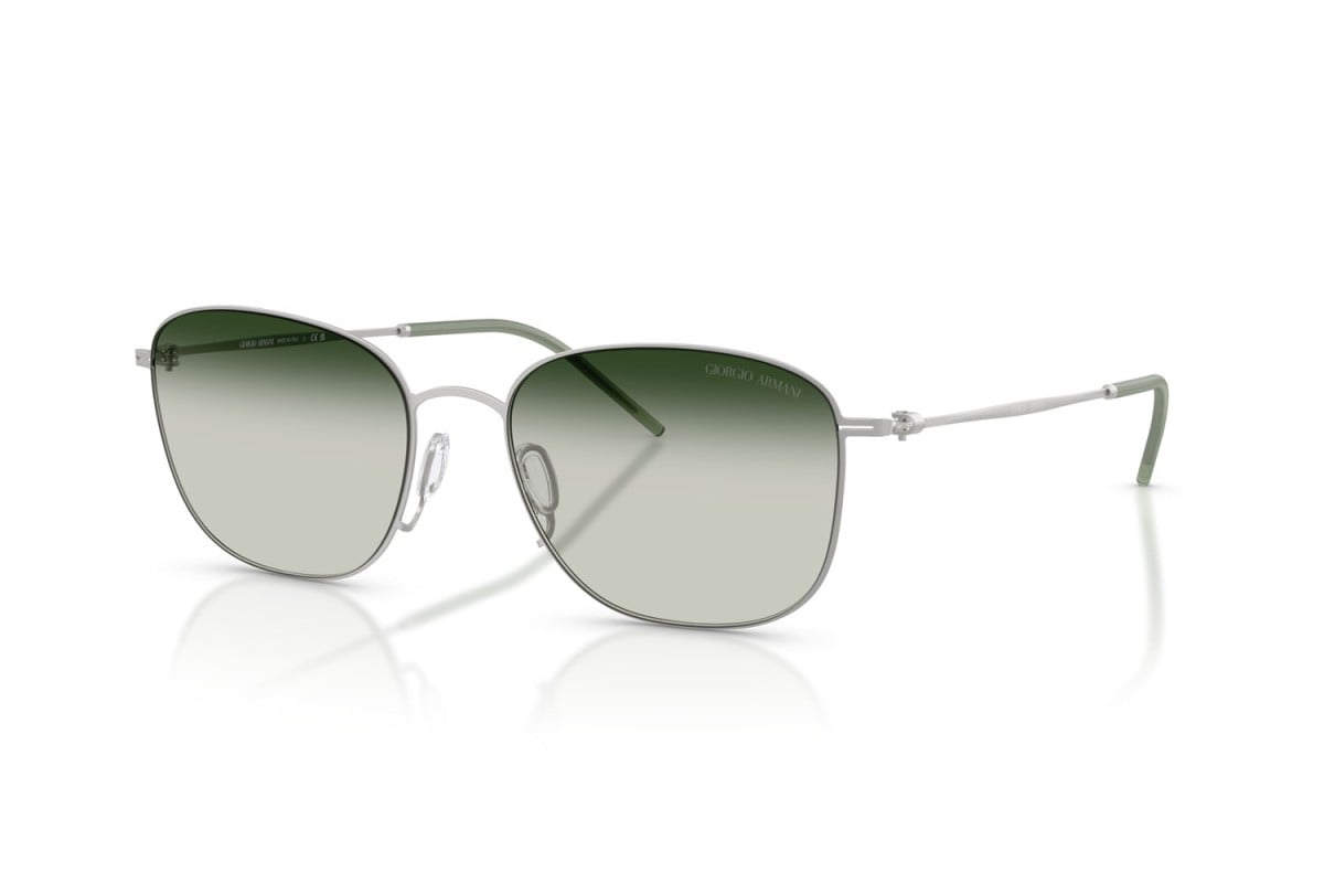 OCCHIALE DA SOLE UOMO | GIORGIO ARMANI AR 6168 - 30457Z ARGENTO OPACO - CALIBRO 54