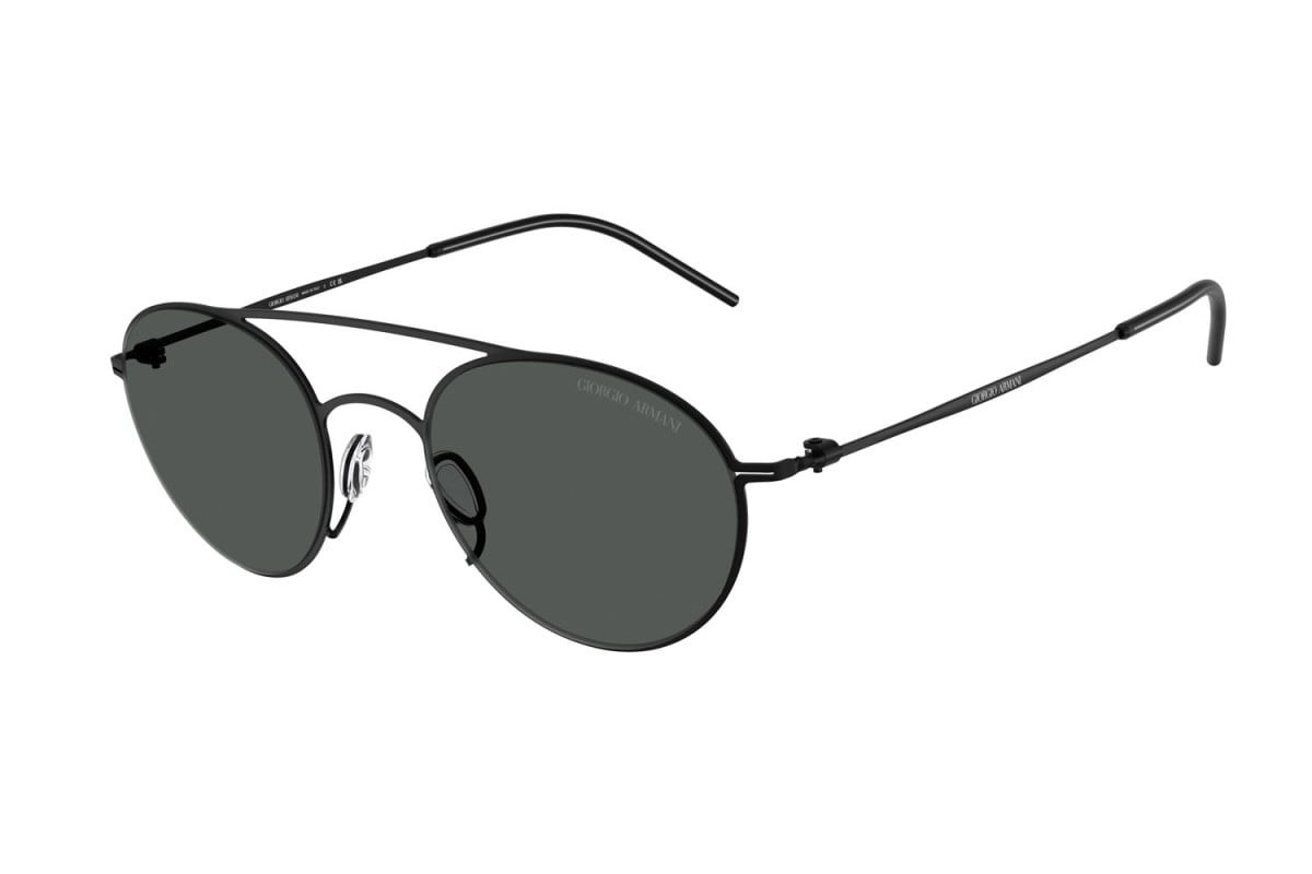 OCCHIALE DA SOLE UOMO | GIORGIO ARMANI AR 6169 - 300187 NERO OPACO - CALIBRO 48