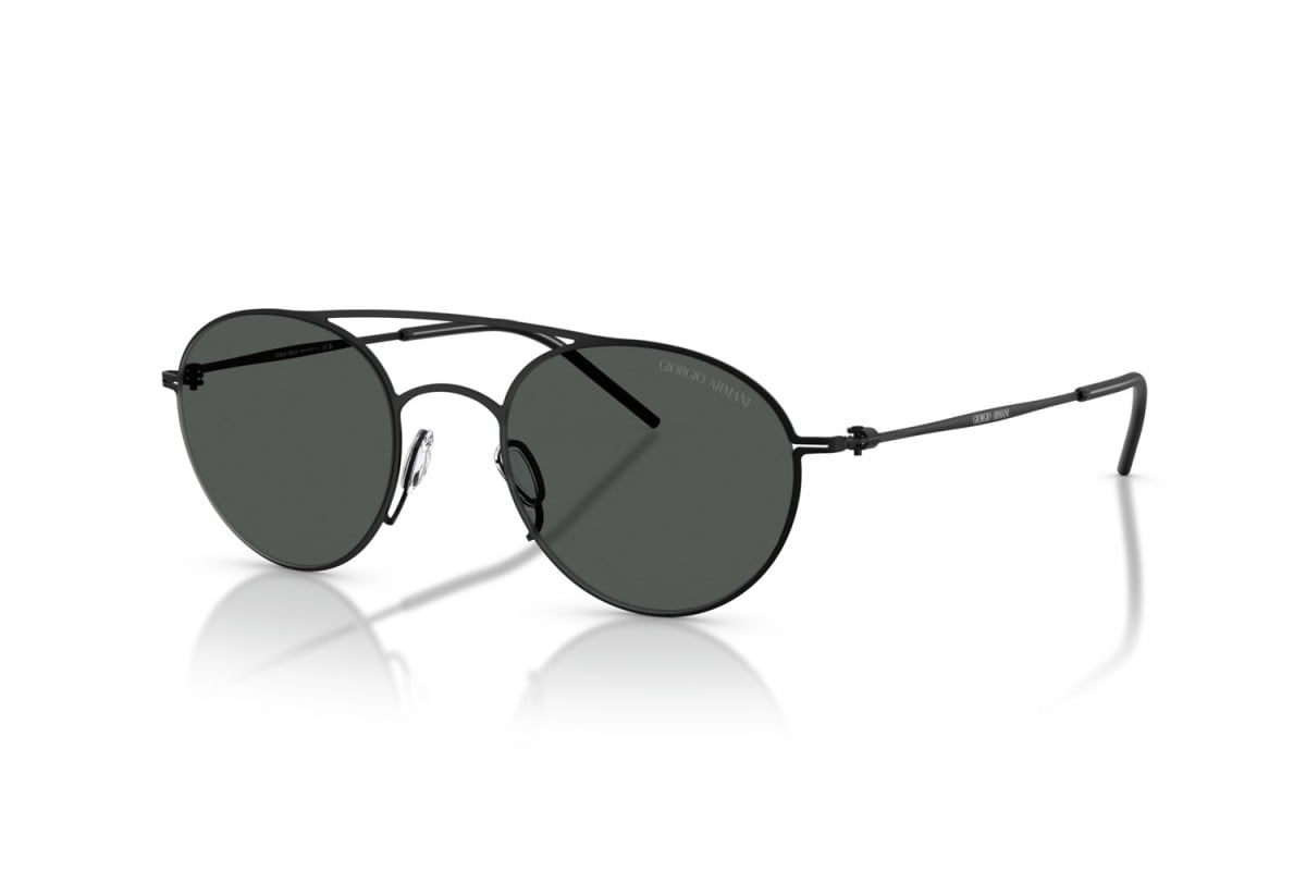 OCCHIALE DA SOLE UOMO | GIORGIO ARMANI AR 6169 - 300187 NERO OPACO - CALIBRO 48